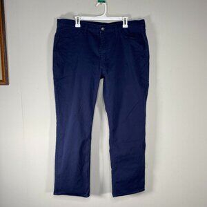 Dockers STRAIGHT FIT Chino Pants Men's 38 x 30 Mid Rise Blue Casual Pants